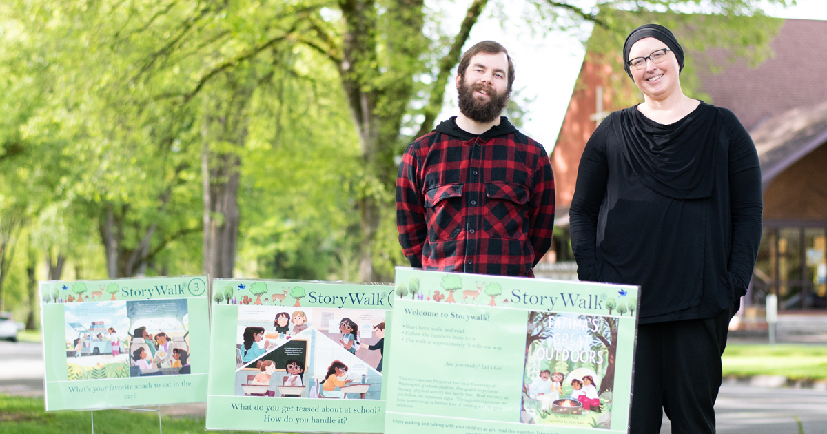 MLIS Capstone project has kids reading and moving Information School