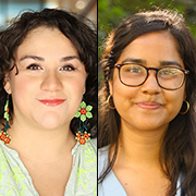 Holly Samayoa and Sherry Vazhayil