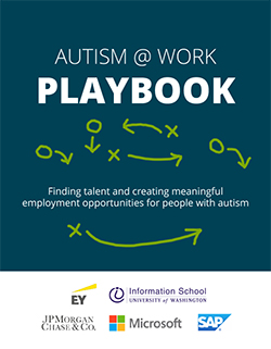 Cover of the "Autism @ Work Playbook"