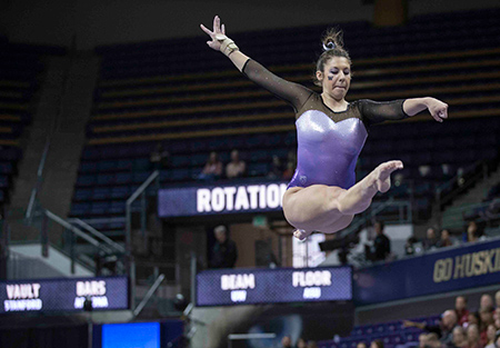 Malory Rose competes at the Pac-12 Championships.