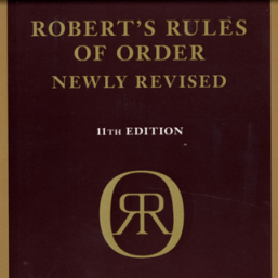 Robert's Rules of Order