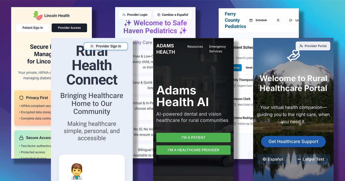 Intensive Capstone students use AI to improve rural health care ...