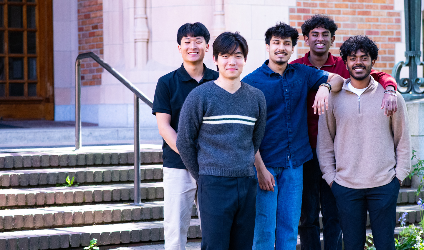 Mason Koh, Kai Andreic, Asad Jaffery, Joshua Williams and Vaibava Venkatesan
