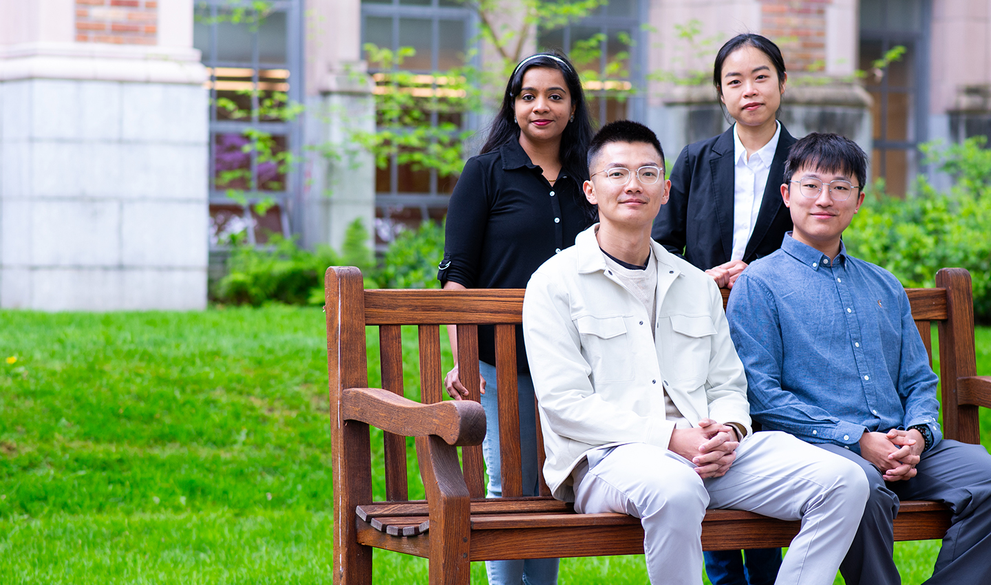 Geethu Devarajan, Rome Lin, Ivy Chen and Jason Sun