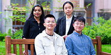 Geethu Devarajan, Rome Lin, Ivy Chen and Jason Sun