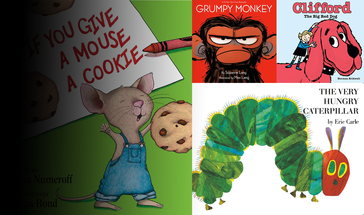 A collection of children's books