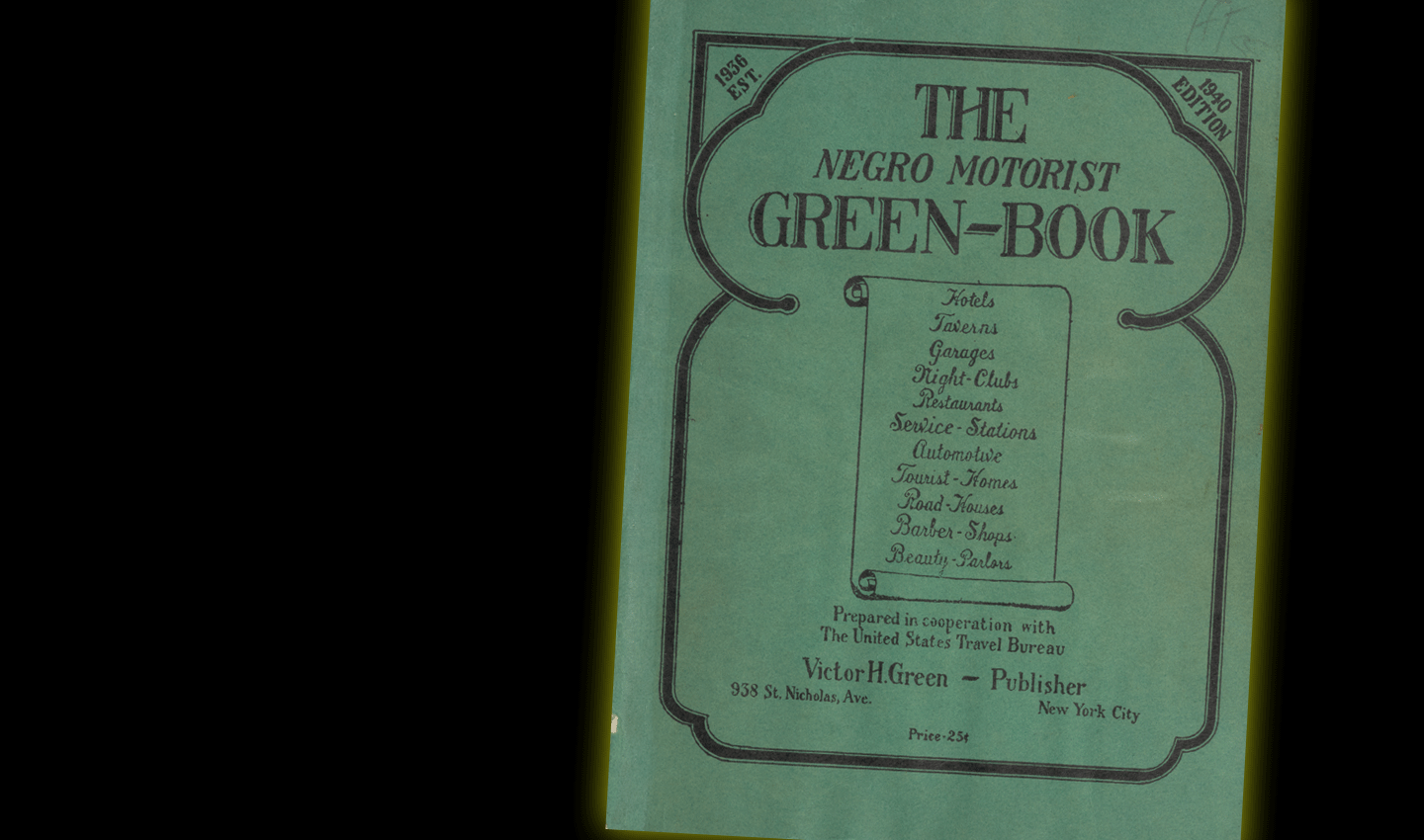Cover of the Negro Motorist Green Book.