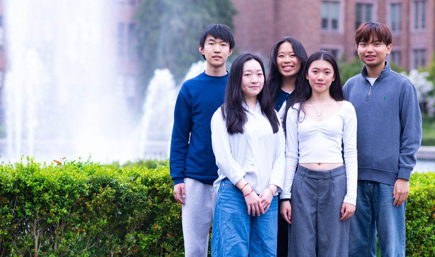 Derek Liu, Keira Wong, Kathryn Rochleau-Rice, Chelsea Li and Cleo Reyes