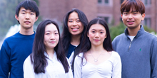 Derek Liu, Keira Wong, Kathryn Rochleau-Rice, Chelsea Li and Cleo Reyes
