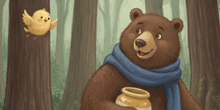 A bear from a story generated by Google Gemini.