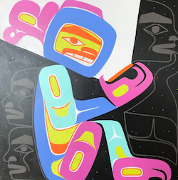 Original art by Native American (Tlingit) artist