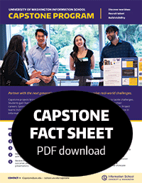 Image of a fact sheet about Capstone with the words "Capstone fact sheet PDF download" placed over a portion of the image.