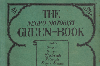 A portion of the cover of the Negro Motorist Green Book