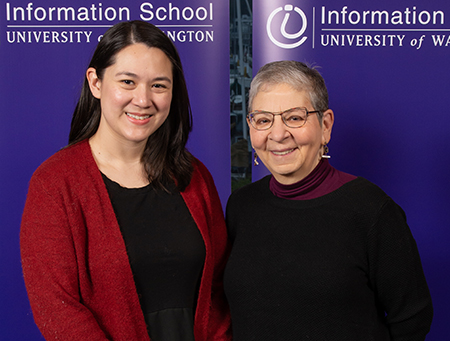 Jacqui Howell with Nancy Pearl