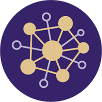 Icon representing data science