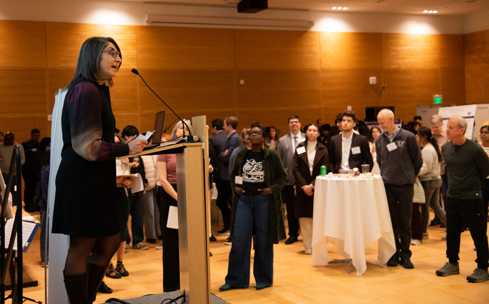 Associate Professor Hala Annabi gives her lightning talk on the Institute for Neurodiversity and Employment.