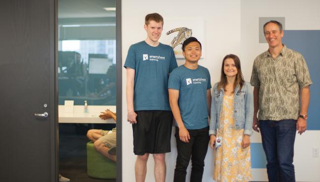 iSchool alumni with Smartsheet's Andy Lientz
