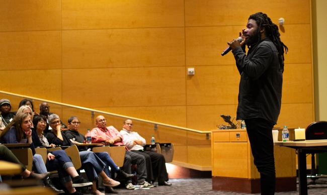 Jason Reynolds speaks