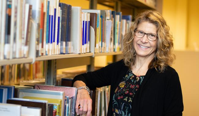 Cindy Aden at Washington State Library