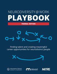 Cover page of the Neurodiversity@Work Playbook Federal Edition